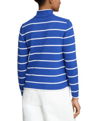 Striped Zip Front Sweater