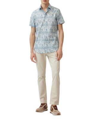 Gale Street Palm Print Button Shirt