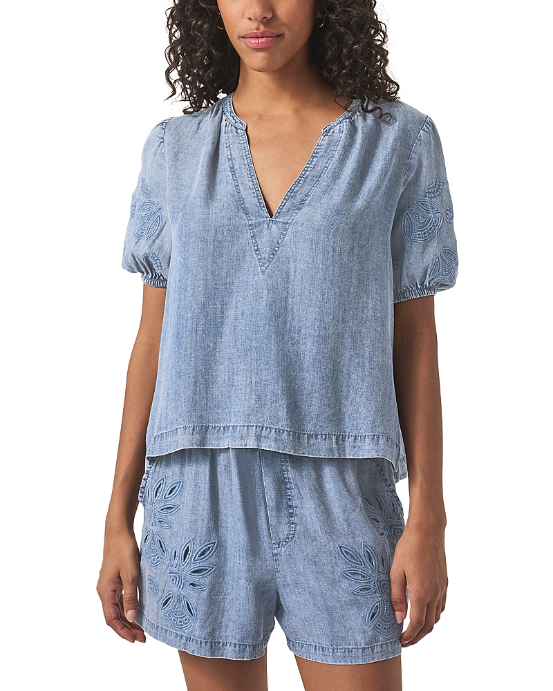 Splendid Cayden Indigo Blouse