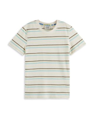 Boys' Relaxed Fit Yard Dyed Striped Tee - Little Kid, Big Kid