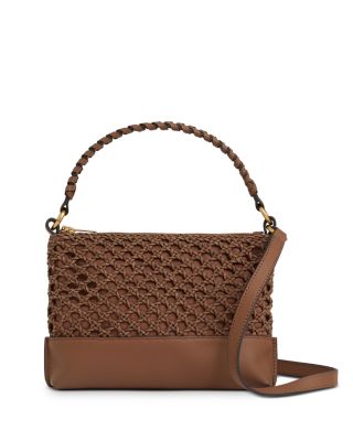 REISS - Blakeley Raffia Crossbody Bag