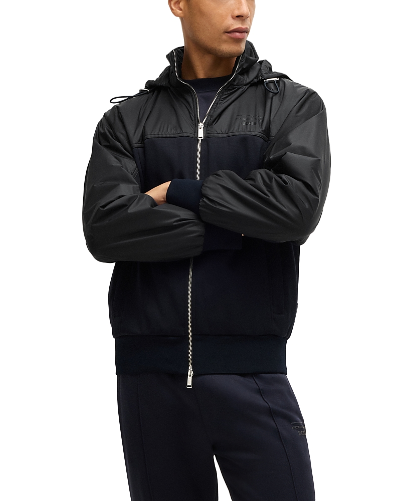 Boss Steele Hooded Zip Front Jacket