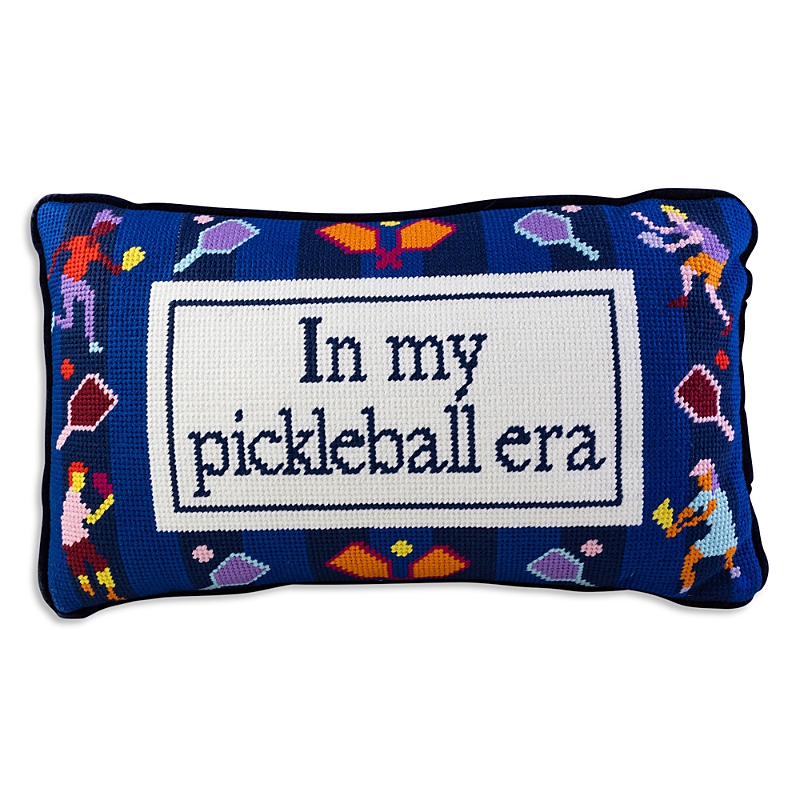 Shop Furbish Studio Pickleball Era Needlepoint Decorative Pillow
