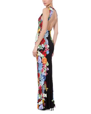 Alice and Olivia Delora Open Back Maxi Dress | Bloomingdale's