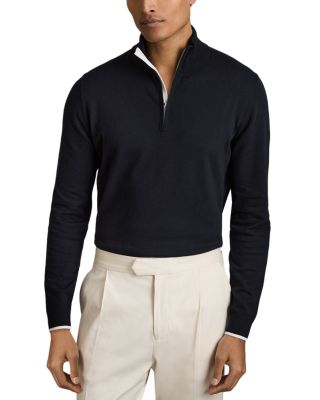 REISS - Long Sleeve Zip Sweater
