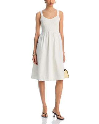 Fleur Smocked Scoop Neck Dress