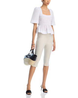 Orion Smocked Peplum Top