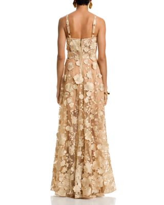 Jasmine 3D Floral Gown