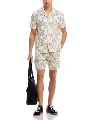 PAIGE - Printed Camp Shirt and Printed 6.75" Shorts