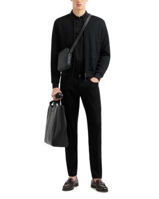 Slim Fit Comfort Jeans in Black Denim