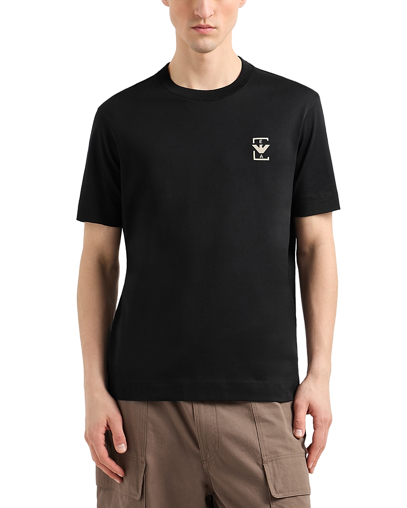 Emporio Armani Cotton Printed Box Logo Tee