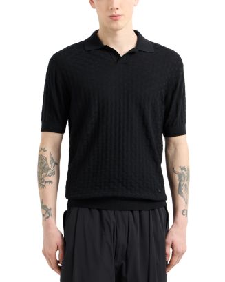 Logo Virgin Wool Short Sleeve Polo Shirt main image 1