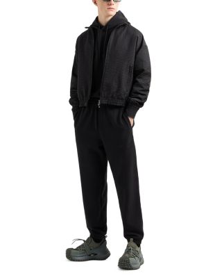 Jacquard Logo Hooded Sweatshirt