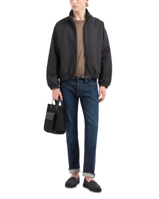 Slim Fit Rinsed Comfort Jeans in Blue Denim