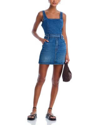 The Over It Denim Mini Dress