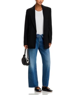 The Foldover Dodger High Rise Ankle Jeans in No Shirt No Shoes No Service