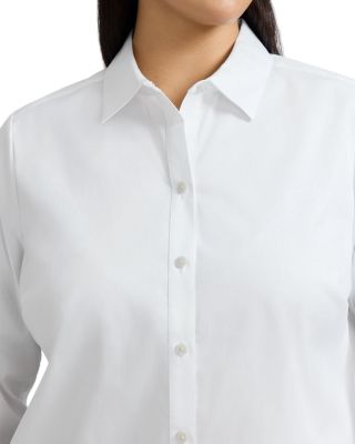 Scarlett Long Sleeved Matte Sateen Shirt