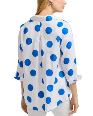 Agnes 3/4 Sleeved Dot Shirt