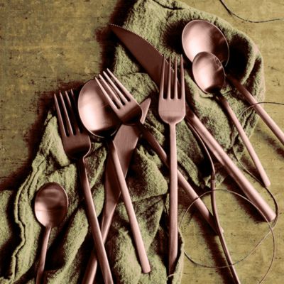 Due Ice Bronze 20-Piece Flatware Set, Service for 4