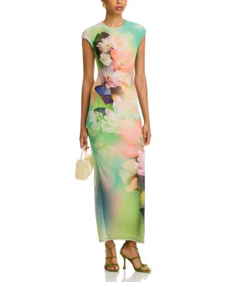 Cody Floral T Shirt Maxi Dress
