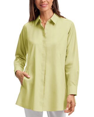 Cici Cotton Non-Iron Tunic Shirt