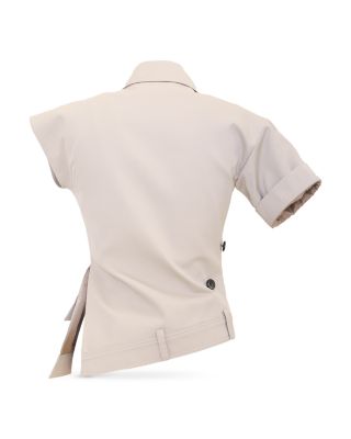 Multi Button Twisted Shirt