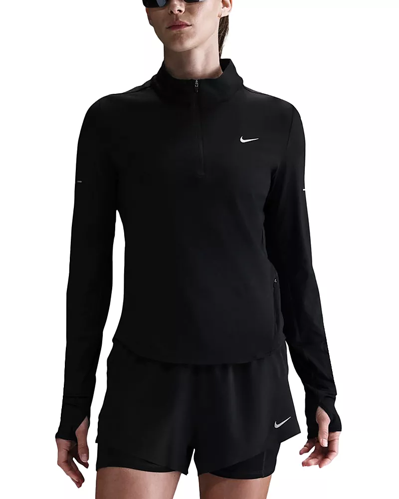 Nike Swift Dri Fit Mock Neck Half Zip Top