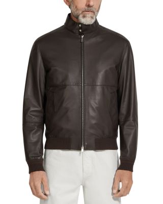 Zegna - Nappa Leather Bomber Jacket