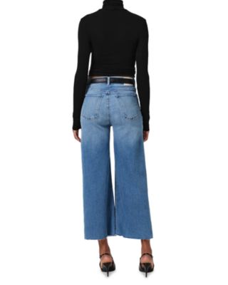 Lyra High Rise Ankle Wide Leg Jeans in Bhodi