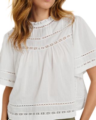 Daisy Lace Trim Top