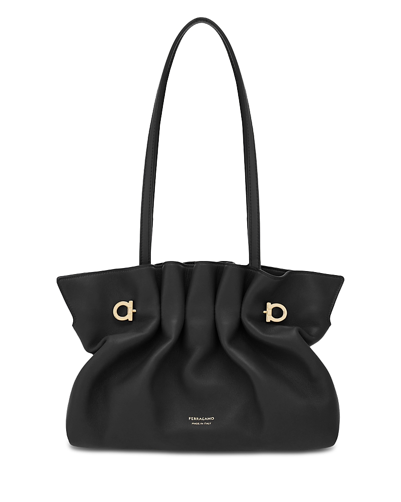 FERRAGAMO PIERCING SHOULDER BAG