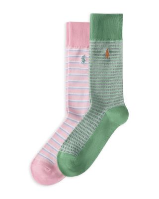 Polo Ralph Lauren - Oxford Striped Socks, 2 Pack