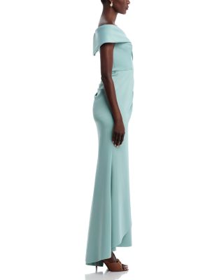 Off The Shoulder Scuba Dress - Exclusive