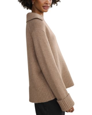 Phoebe Cashmere Polo Sweater 
