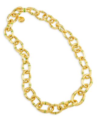 Bangkok Bamboo Link Necklace, 18"
