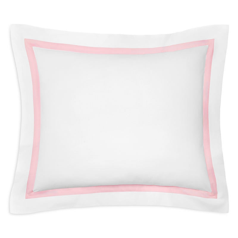 Sferra Estate Sham, Boudoir In White/carnation