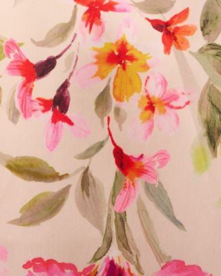 Border Mikado Midi Dress