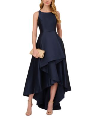 Mikado High Low Gown