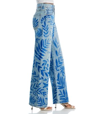 The Lasso Sneak Jeans in Pressed Leaves