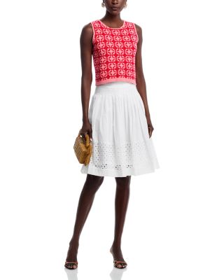 Cropped Patterned Top