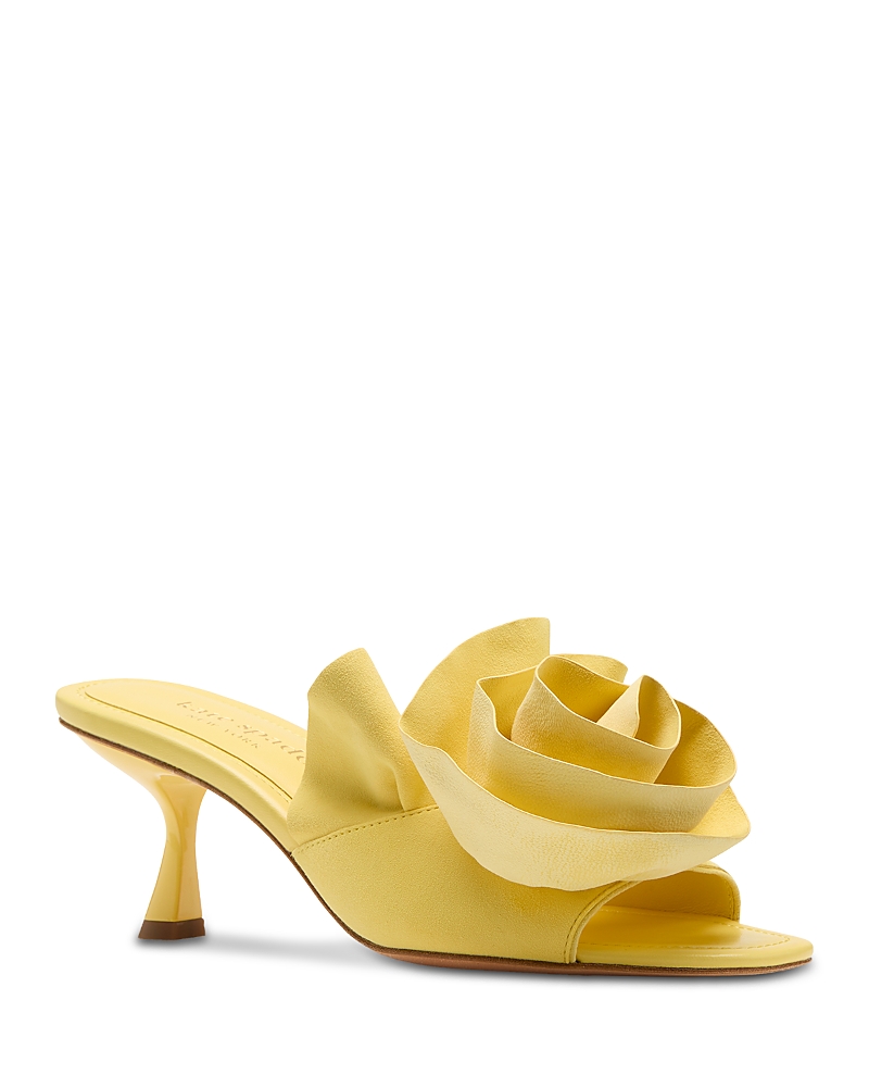 kate spade new york Women's Flourish Slip On Embellished High Heel Sandals