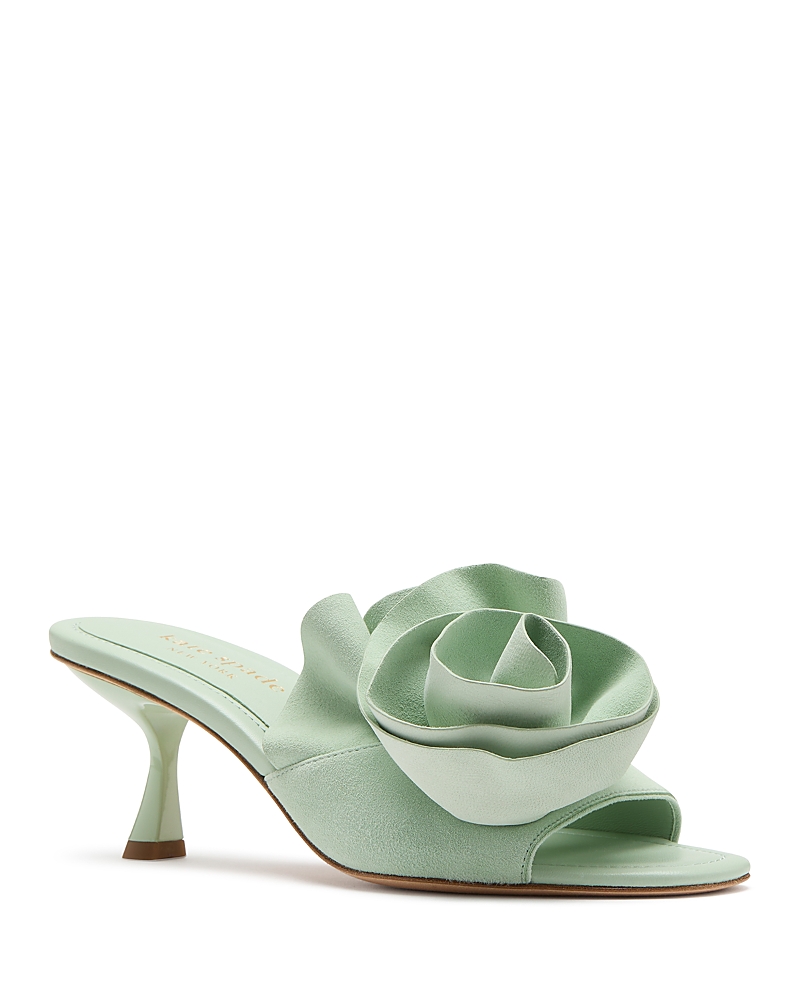 kate spade new york Women's Flourish Slip On Embellished High Heel Sandals