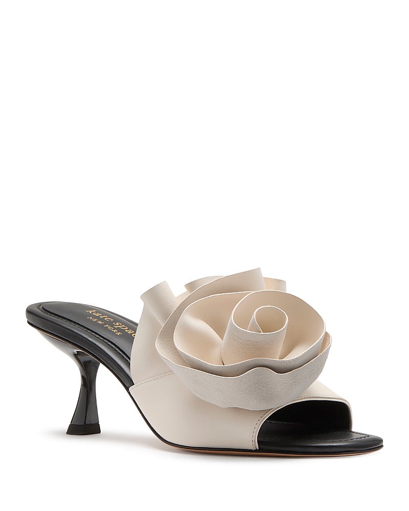kate spade new york Women's Flourish Slip On Embellished High Heel Sandals