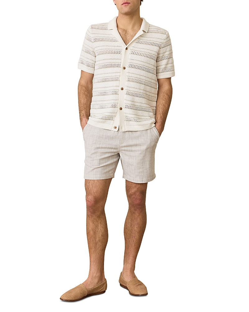 MARINE LAYER STRIPED 6 SATURDAY BEACH SHORTS