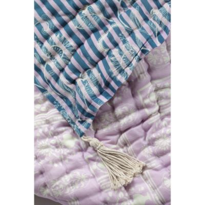 Amethyst Handcrafted Cotton Quilt, Queen