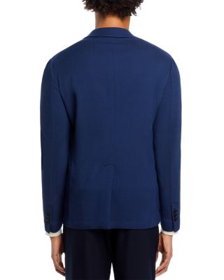 Clinton Slim Fit Unstructured Sport Coat in Grid Suiting