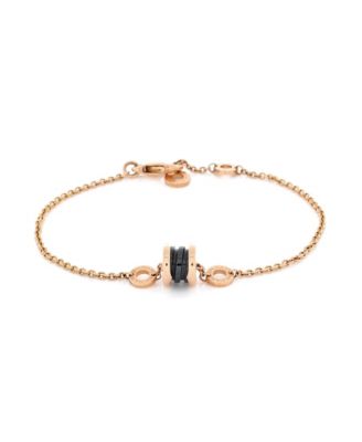 Pre-Owned Bvlgari - B.Zero1 Soft Bracelet 18K Rose Gold with Ceramic