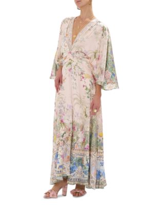 Petal Sleeve Long Dress