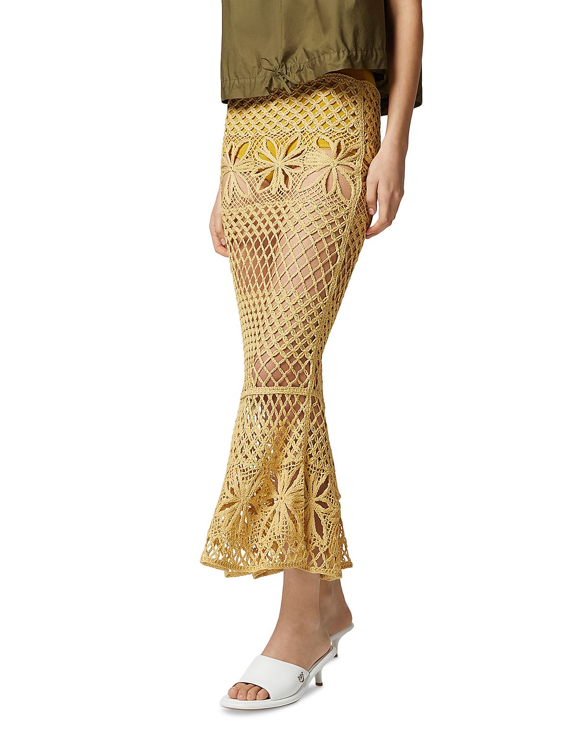 Pinko Crispo Fantasy Net Skirt