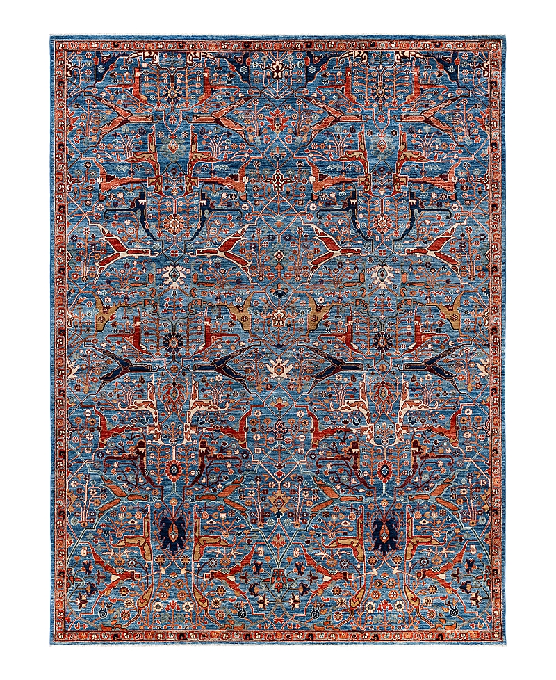 Bloomingdale's Serapi M1945 Area Rug, 8'11 X 11'10 In Light/blue